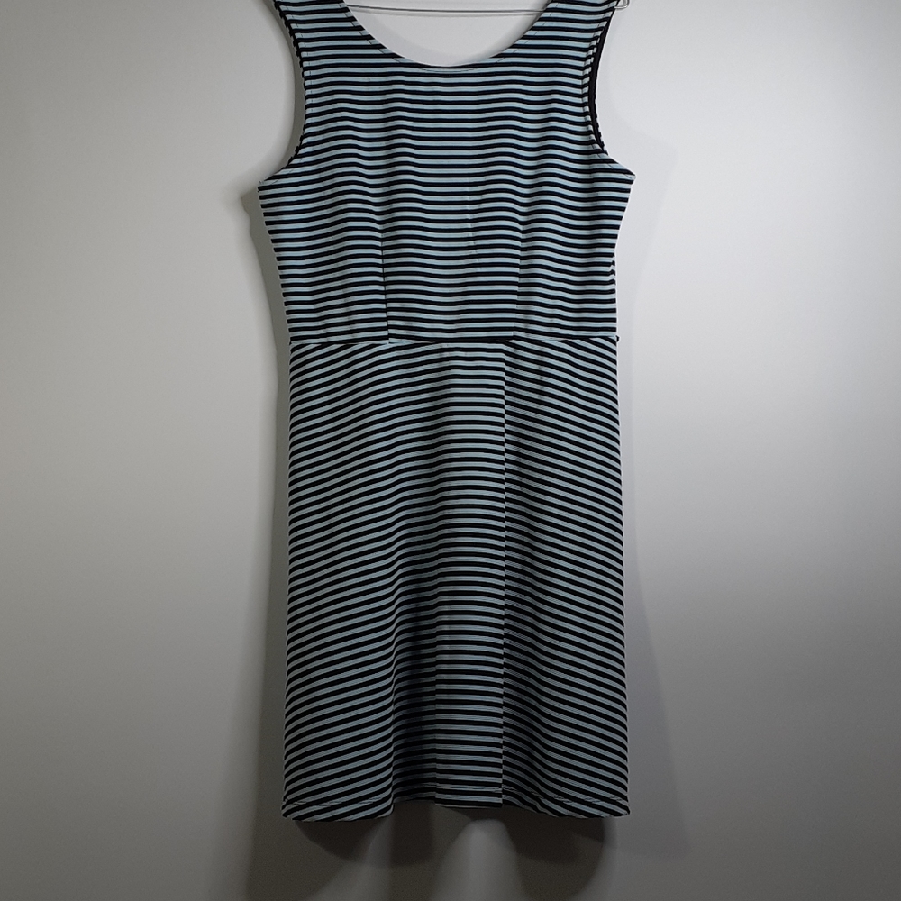George Black & Blue Sleeveless  Dress Size L( 12-14)
